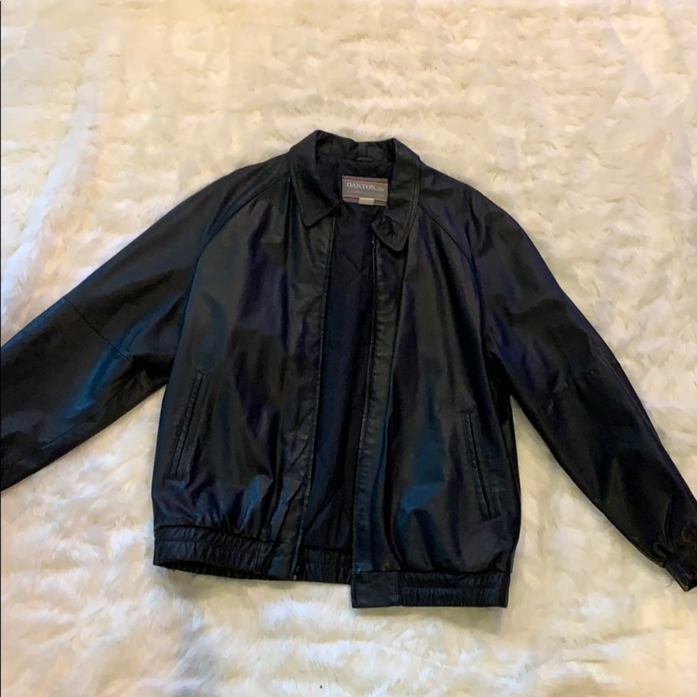 vintage leather jacket